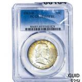 1963-D Franklin Half Dollar PCGS MS65 FBL