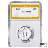 1930 Standing Liberty Quarter PGA MS65