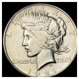 1921 Silver Peace Dollar CLOSELY UNCIRCULATED