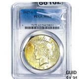 1927-S Silver Peace Dollar PCGS MS62