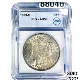 1883-O Morgan Silver Dollar ICG AU58