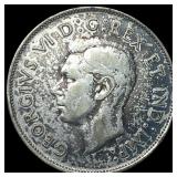 1940 Canada Silver 50 Cents HIGH GRADE