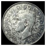 1946 Canada Silver 50 Cents HIGH GRADE