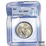 1925 Stone Mountain Half Dollar ICG MS65