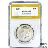 1964 Kennedy Half Dollar PGA PR67