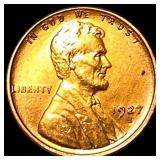 1927-S Wheat Cent CLOSELY UNCIRCULATED