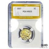 1937 Buffalo Nickel PGA MS65