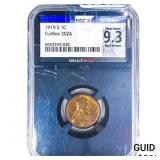 1919-S Wheat Cent NGC MS 9.3 RB