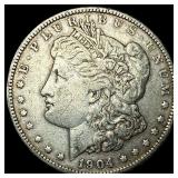 1904 Morgan Silver Dollar NEARLY UNCIRCULATED