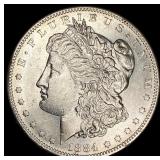 1884-S Silver Morgan Dollar CHOICE AU