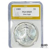 1989 Silver Eagle PGA MS69