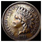 1872 Indian Head Cent CLOSELY UNCIRCULATED