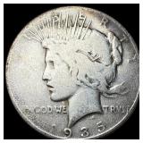 1935 Silver Peace Dollar NEARLY UNCIRCULATED