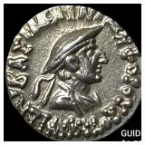 Bactria Kingdom 145-135 BC Silver DRachm