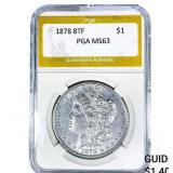 1878 8TF Morgan Silver Dollar PGA MS63