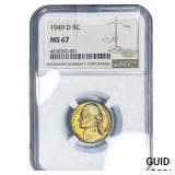 1949-D Jefferson Half Dollar NGC MS67
