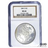 1882-S Morgan Silver Dollar NGC MS66