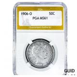 1906 Barber Half Dollar PGA MS61
