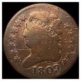 1809 Classic Head Half Cent LIGHTLY  CIRCULATED