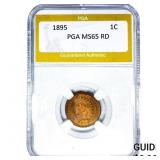 1895 Indian Head Cent PGA MS65 RD