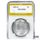 1901-O Morgan Silver Dollar PGA MS66
