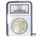 1878-S Morgan Silver Dollar NGC MS64