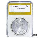 1904-O Morgan Silver Dollar PGA MS69