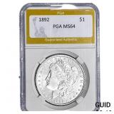 1892 Morgan Silver Dollar PGA MS64