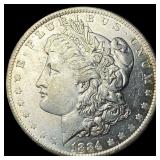 1884-O Silver Morgan Dollar CHOICE AU