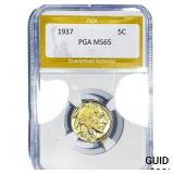 1937 Buffalo Nickel PGA MS65