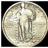 1918-D Silver Standing Liberty Quarter  LIGHTLY C