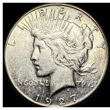 1927-S Peace Silver Dollar CLOSELY  UNCIRCULATED
