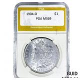 1904-O Morgan Silver Dollar PGA MS69