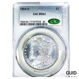 1904-O Morgan Silver Dollar CAC MS62