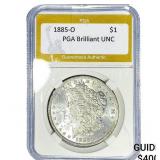 1885-O Morgan Silver Dollar PGA UNC