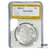 1904-O Morgan Silver Dollar PGA MS69