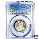 1932 Washington Silver Quarter PCGS MS64