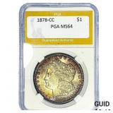1878-CC Morgan Silver Dollar PGA MS64