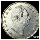 1835 India Silver 1 Rupee