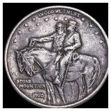 1925 Stone Mountain Silver Half Dollar HIGH  GRAD