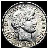 1902 Silver Barber Dime UNCIRCULATED