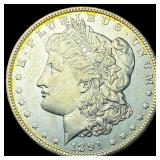 1891-S Silver Morgan Dollar CHOICE AU