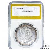 1894-O Morgan Silver Dollar PGA MS64+