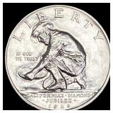 1925-S Silver California Jubilee Half Dollar  UNC