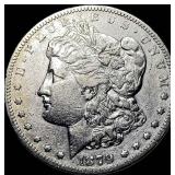 1879-S Rev 78 Silver Morgan Dollar ABOUT  UNCIRCU