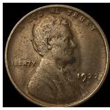 1922 No D Lincoln Wheat Cent NEARLY UNCIRCULATED