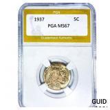 1937 Buffalo Nickel PGA MS67