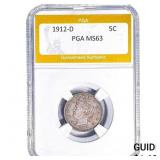 1912-D Liberty Victory Nickel PGA MS63