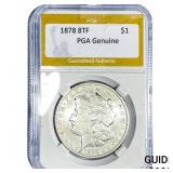 1878 8TF Morgan Silver Dollar PGA G
