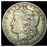 1904 Morgan Silver Dollar NEARLY UNCIRCULATED